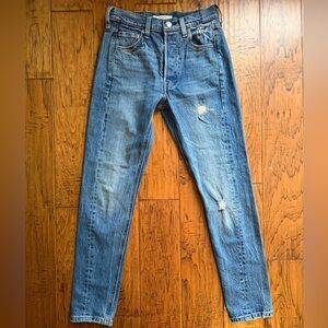 Levi’s Altered 501 Skinny Jean Size 24
